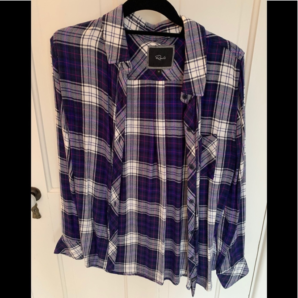 Rails flannel Hunter shirt - size M